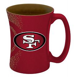 San Francisco 49ers Coffee Mug 14oz Mocha Style