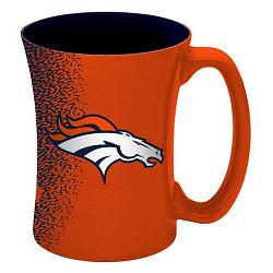 Denver Broncos Coffee Mug 14oz Mocha Style