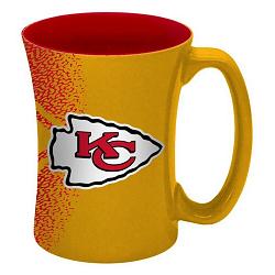 Kansas City Chiefs Coffee Mug 14oz Mocha Style