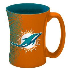 Miami Dolphins Coffee Mug 14oz Mocha Style