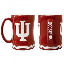 Indiana Hoosiers Coffee Mug 14oz Mocha Style