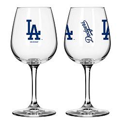 Los Angeles Dodgers Glass 12oz Wine Game Day