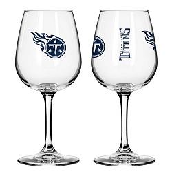 Tennessee Titans Glass 12oz Wine Game Day