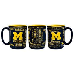 Michigan Wolverines Coffee Mug 17oz Spirit Style