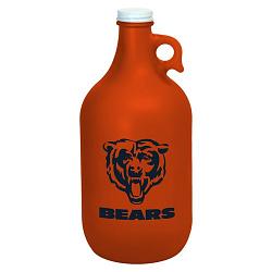 Chicago Bears Growler 64oz Frosted Orange