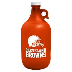 Cleveland Browns Growler 64oz Frosted Orange