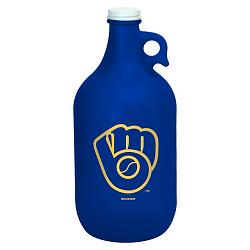 Milwaukee Brewers Growler 64oz Frosted Retro