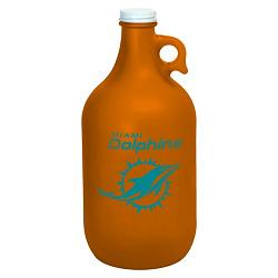 Miami Dolphins Growler 64oz Frosted Orange