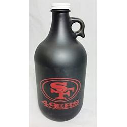 San Francisco 49ers Growler 64oz Frosted Black