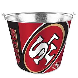 San Francisco 49ers Bucket 5 Quart Hype Design