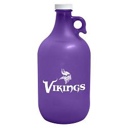 Minnesota Vikings Growler 64oz Frosted Purple