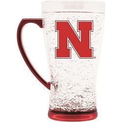 Nebraska Cornhuskers Mug Crystal Freezer Style Flared 16oz