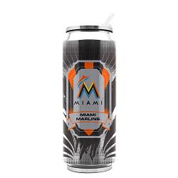 Miami Marlins Thermo Can Stainless Steel 16.9oz