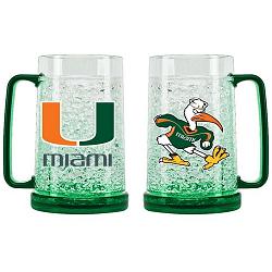 Miami Hurricanes Mug Crystal Freezer Style