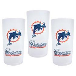 Miami Dolphins Tumbler Set 3 Pack Old