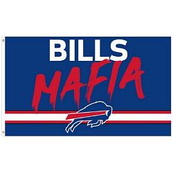 Buffalo Bills Flag 3x5 Deluxe Style Bills Mafia Design