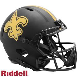 New Orleans Saints Helmet Riddell Replica Full Size Speed Style Eclipse Alternate