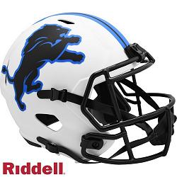 Detroit Lions Helmet Riddell Replica Full Size Speed Style Lunar Eclipse Alternate