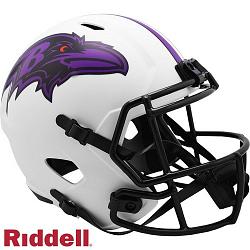 Baltimore Ravens Helmet Riddell Replica Full Size Speed Style Lunar Eclipse Alternate