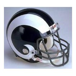 Los Angeles Rams Helmet Riddell Authentic Full Size VSR4 Style 1965-1972 Throwback