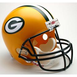 Green Bay Packers Helmet Riddell Replica Full Size VSR4 Style