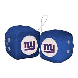 New York Giants Fuzzy Dice