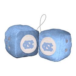 North Carolina Tar Heels Fuzzy Dice