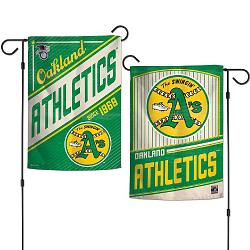 Oakland Athletics Flag 12x18 Garden Style 2 Sided Cooperstown