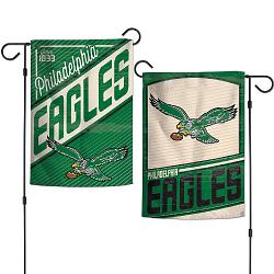 Philadelphia Eagles Flag 12X18 Garden Style Retro Design