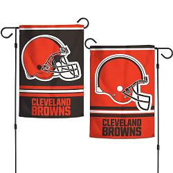 Cleveland Browns Flag 12x18 Garden Style 2 Sided