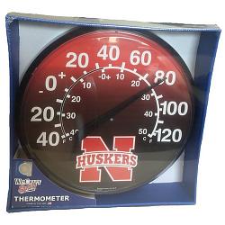 Nebraska Cornhuskers Thermometer 14 Inch Round Design CO