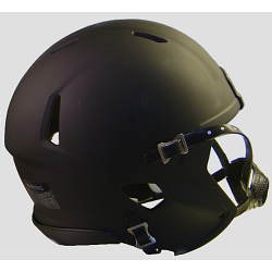 Helmet Riddell Blank Replica Mini Speed Style Matte Black with Black Parts