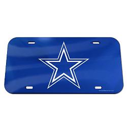 Dallas Cowboys License Plate Acrylic