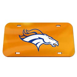 Denver Broncos License Plate Acrylic