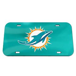 Miami Dolphins License Plate Acrylic