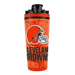 Cleveland Browns Ice Shaker 26oz Stainless Steel