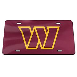 Washington Commanders License Plate Acrylic