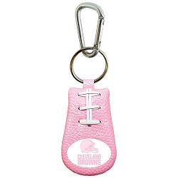 Cleveland Browns Keychain Football Pink CO