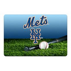 New York Mets Pet Bowl Mat Team Color Baseball Size Large CO