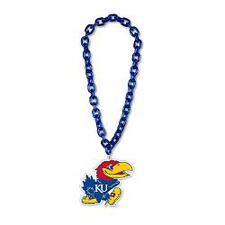 Kansas Jayhawks Necklace Big Fan Chain