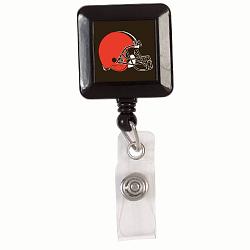 Cleveland Browns Badge Holder Retractable Square