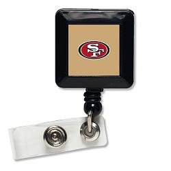 San Francisco 49ers Badge Holder Retractable Square