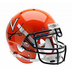 Virginia Cavaliers Schutt XP Authentic Full Size Helmet - Navy Alternate 1