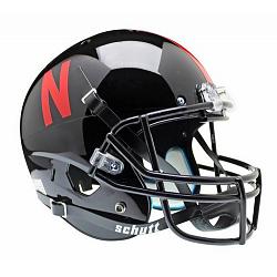 Nebraska Cornhuskers Helmet Schutt XP Replica Full Size Black Alternate