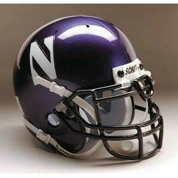 Northwestern Wildcats Schutt Authentic Full Size Helmet