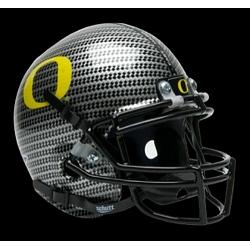 Oregon Ducks Schutt Mini Helmet - Carbon Fiber Alternate Helmet #4