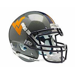 West Virginia Mountaineers Schutt XP Authentic Full Size Helmet - Alternate Helmet #1