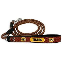 Missouri Tigers Pet Leash Leather Frozen Rope Baseball Size Medium