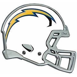 San Diego Chargers Auto Emblem - Helmet