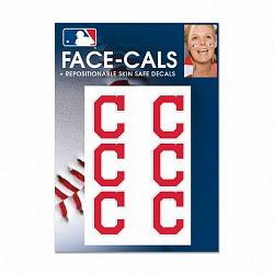 Cleveland Indians Tattoo Face Cals